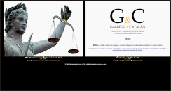 Desktop Screenshot of gcabogados-asesores.com