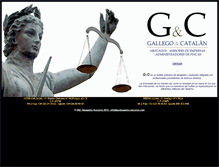 Tablet Screenshot of gcabogados-asesores.com